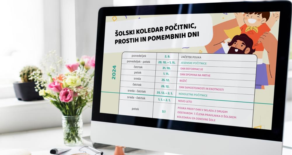 Koledar šolskih počitnic 2024-2025