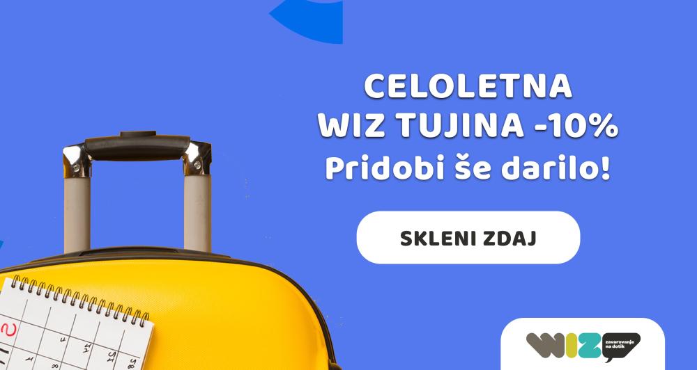 skleni WIZ Tujina, celoletno, pridobi darilo